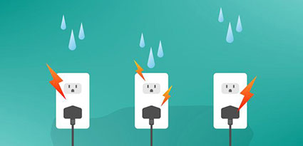 3 Ways to Deal with Wet Outlets